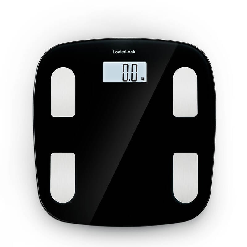 Cân Sức Khỏe Điện Tử LocknLock Body Fat Scale 310x300x21mm, 180Kg - 2 Màu (Đen, Xanh Dương) - ENC541 image number null
